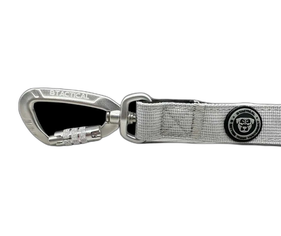 Tactical Carabiner Clip Lead Grey