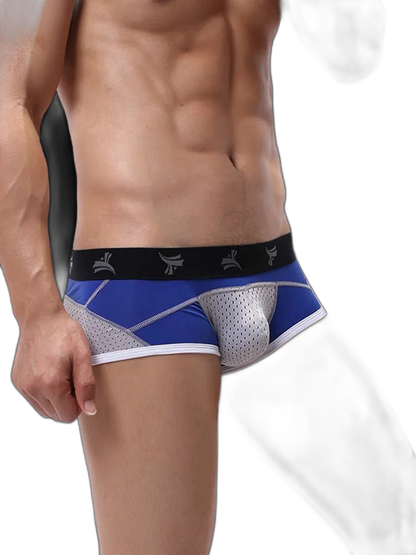 3 Pack Nylon Mesh Breathable U-Pouch Trunks