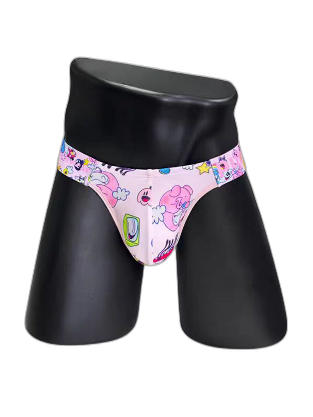 2 Pack Men's Cartoon High-Cut Breathable Bikini
