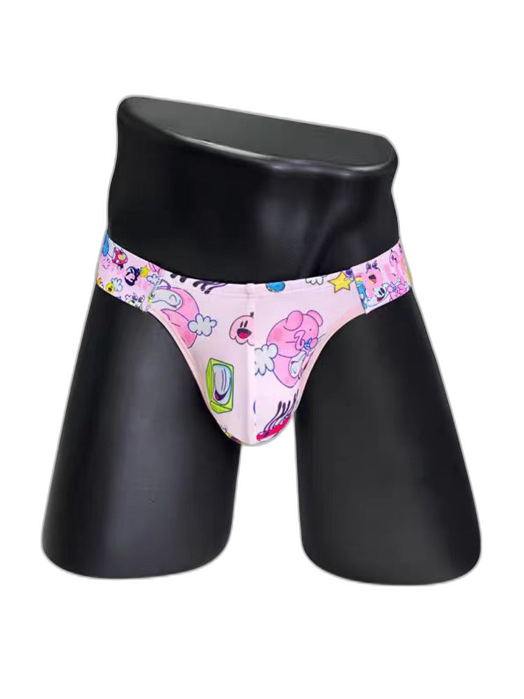 2 Pack Men's Cartoon High-Cut Breathable Bikini
