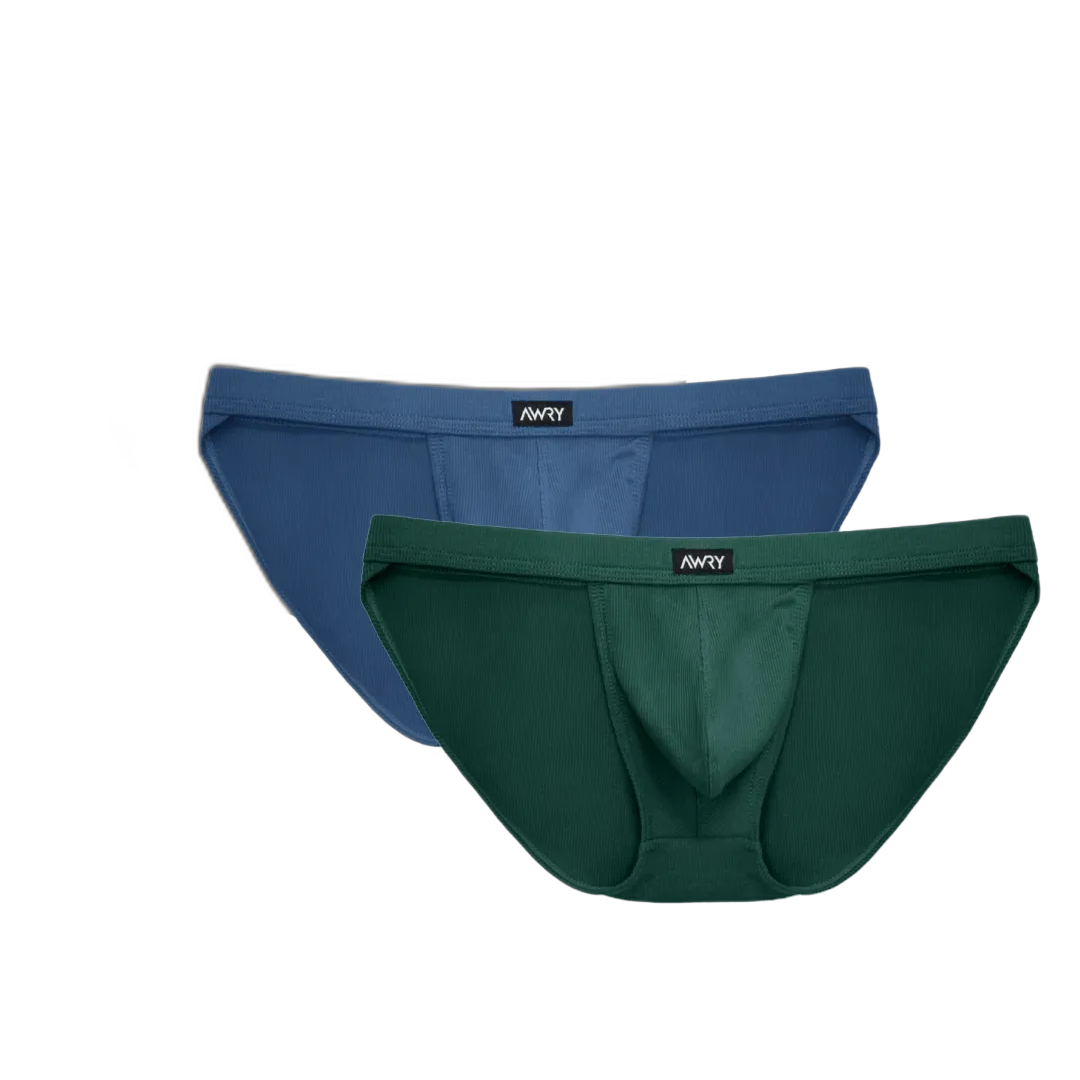 3 Pack RIBBED Tanga Briefs