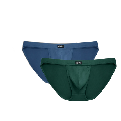 3 Pack RIBBED Tanga Briefs