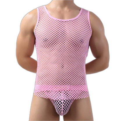 Mesh Fish Net Tank Top