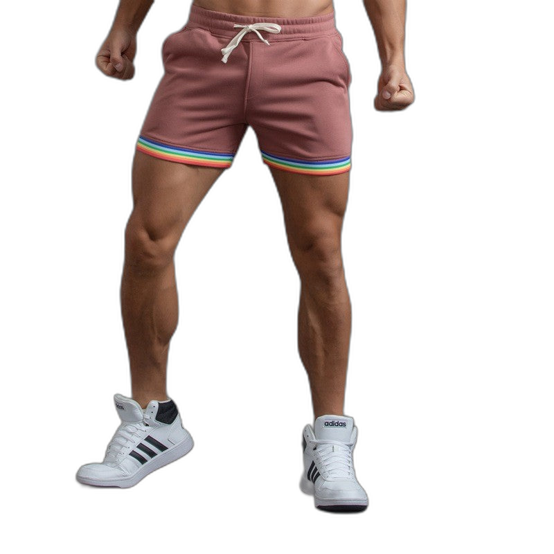 Striped Comfort Sweatpant Shorts