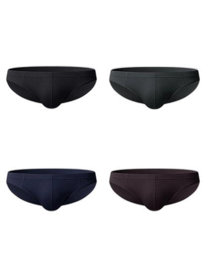 4 Pack Soft Modal Breathable Men Briefs