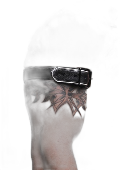 ruff GEAR Leather Reflector Bicep Strap