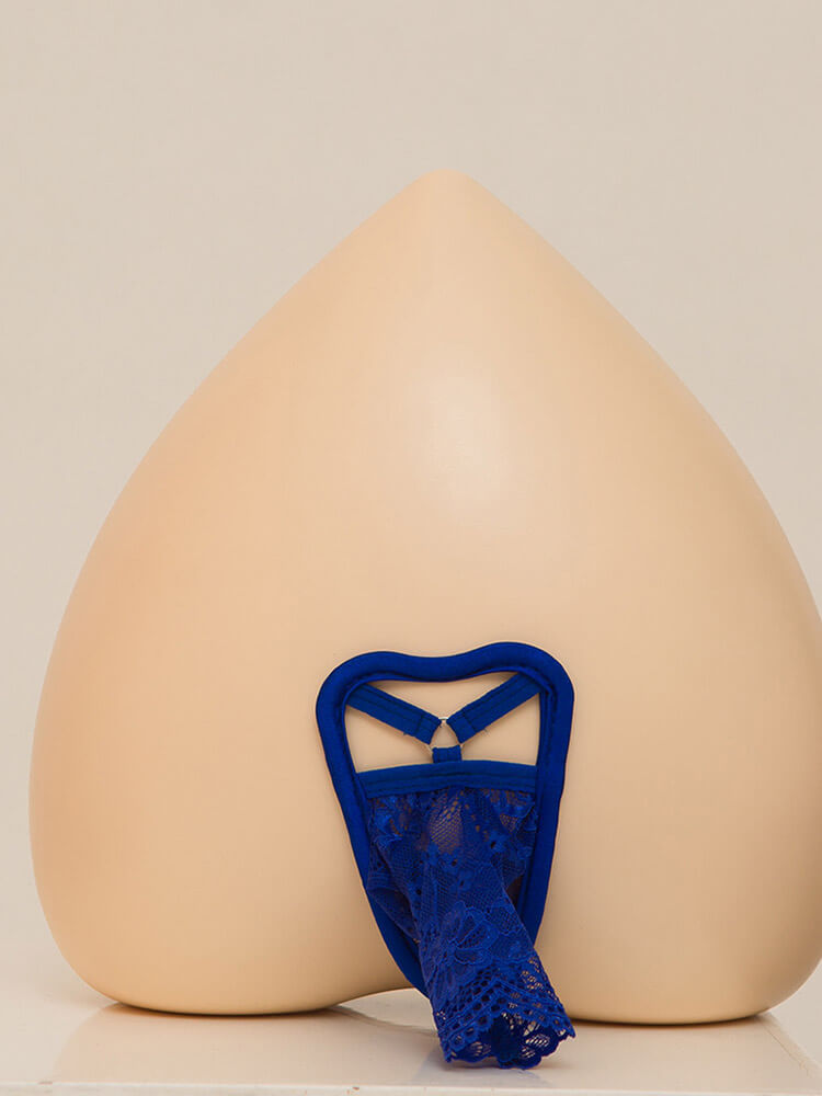Men's Sexy lace Invisible C-string
