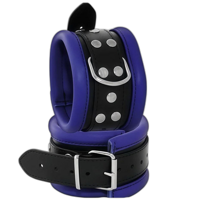 ruff GEAR Hardcore 5 Piece Leather Bondage Set Blue
