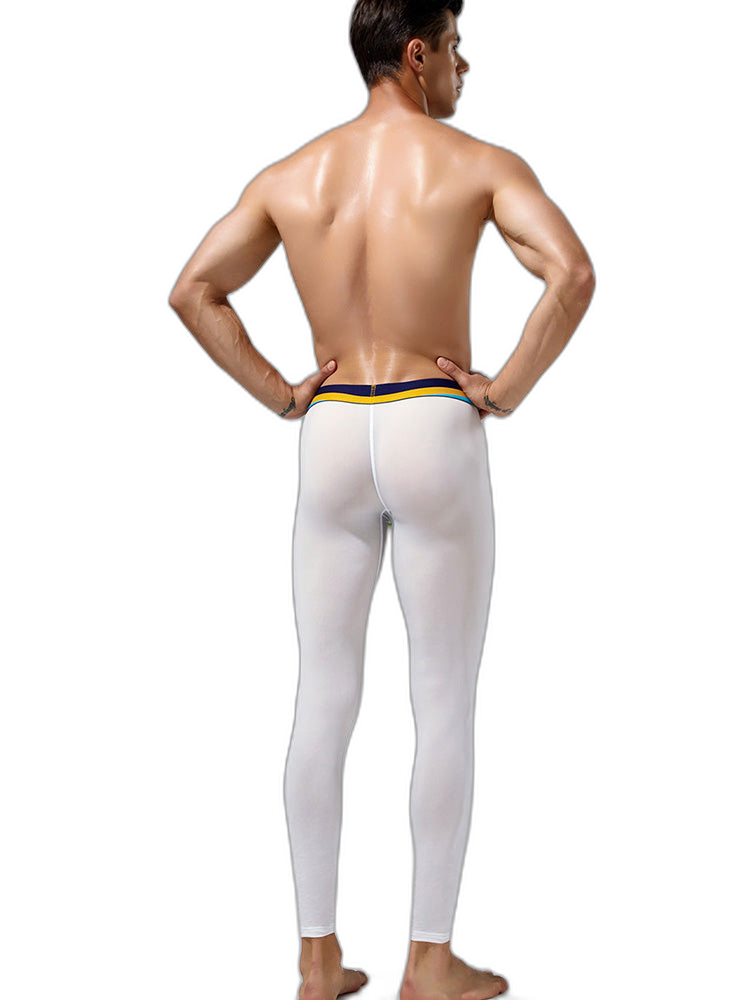 Men's Sexy Sport Long Johns With Large Pouch