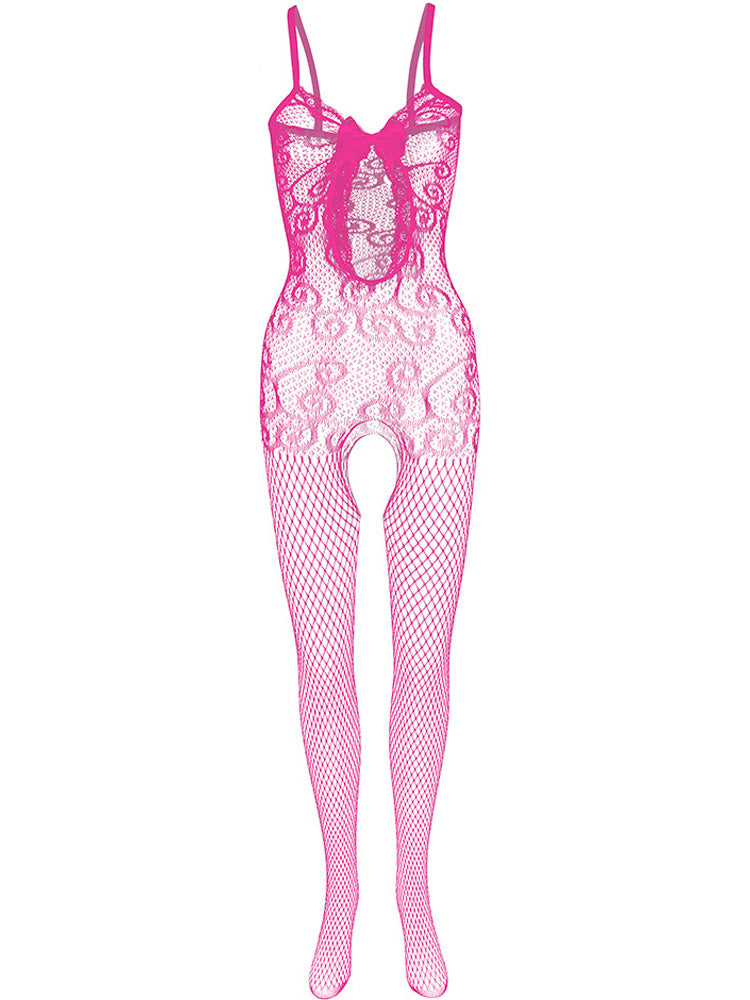 Men's Sleeveless Fine Mesh Suspenders Stockings