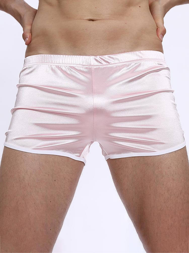 Men's Silky Smooth Elastic Tight-Fit Sports Shorts