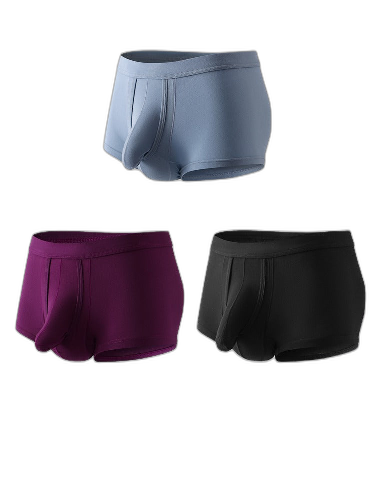 Sexy Separated Ball Pouch Trunks For Men