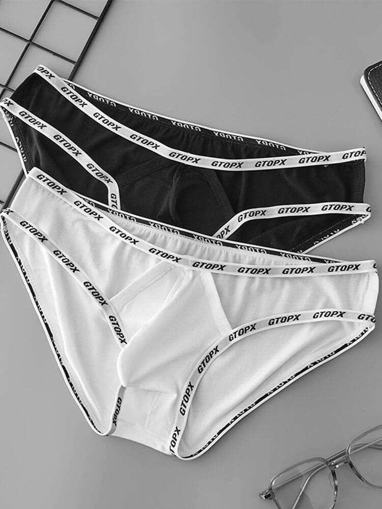 Men's Thin Waistband Low-Rise U-Convex Briefs