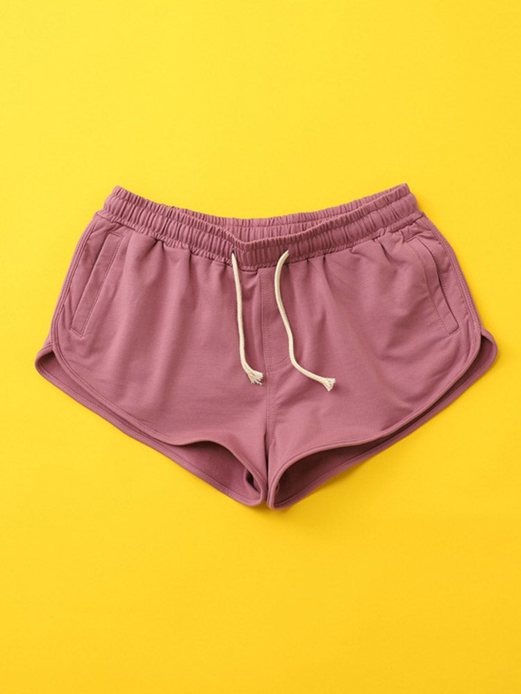 Mens Sexy Retro Running Gym Short Shorts - Orange