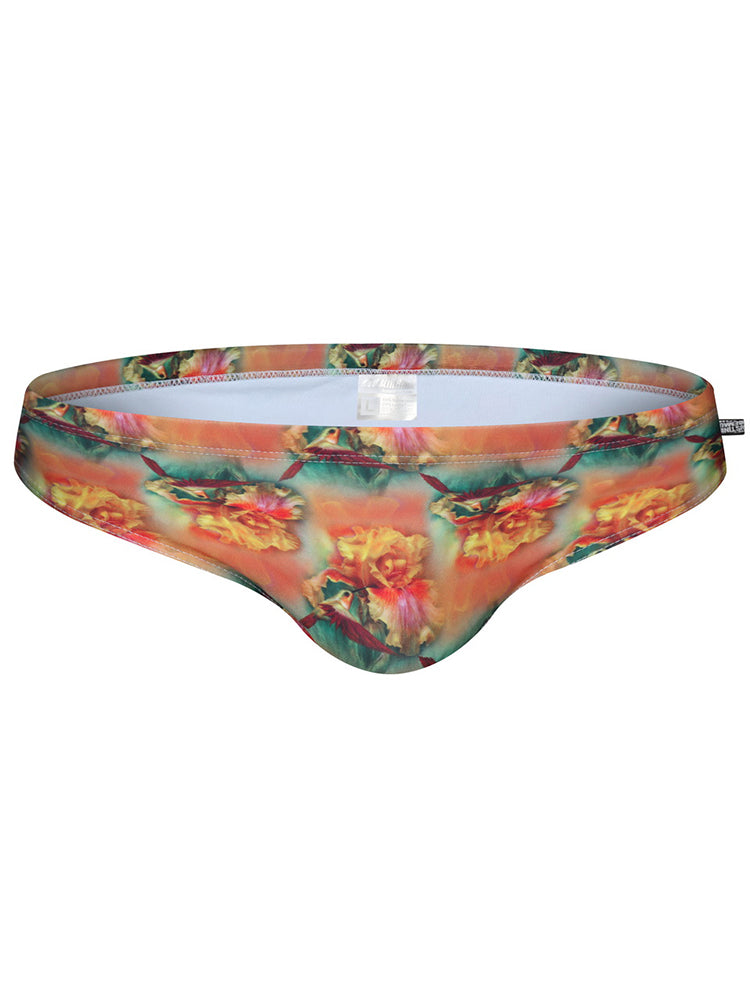 Men's Pistil Print Swimming Briefs