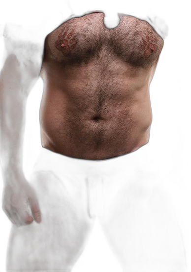 ruff GEAR Double Tone Leather Zip Jockstrap Red Black