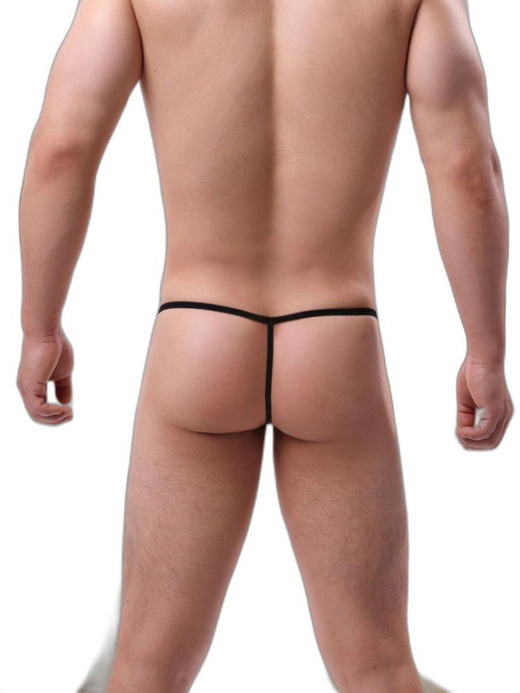 3 Pack Men's Low-Rise Sexy Lightweight & Airy Sporty Cut Anti-Chafing Strings
