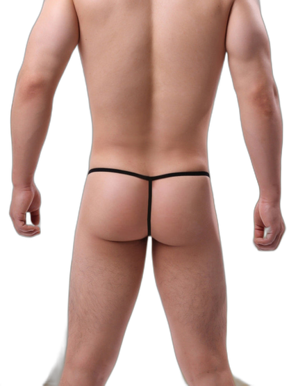 3 Pack Men's Low-Rise Sexy Lightweight & Airy Sporty Cut Anti-Chafing Strings