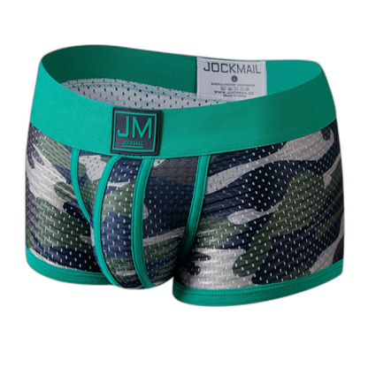 Jockmail Coloured Military Mesh Boxers (6 Pack)