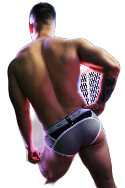 Breedwell Retro Remix Briefs Heather Grey