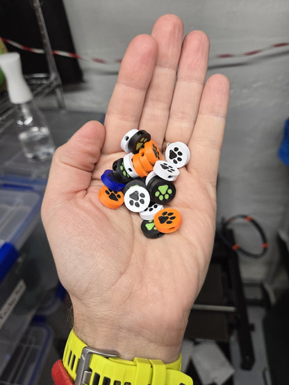 3D Printed Puppy Paw Kandi Bead