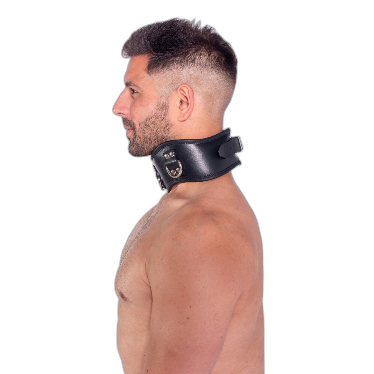 Prowler RED Leather Posture Collar Black