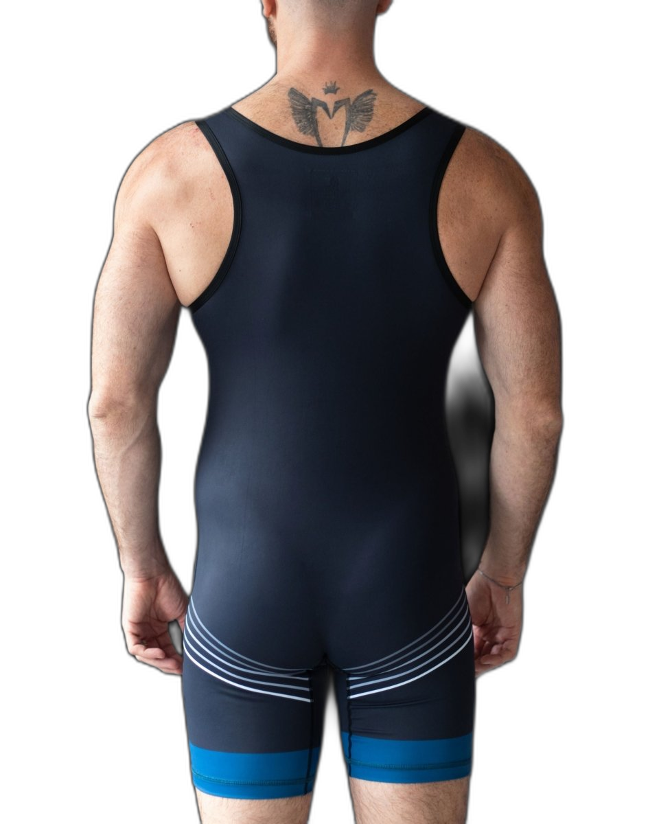 DEN Wrestling Singlet - Black