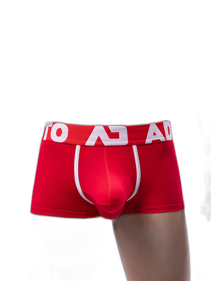 2 Pack Men's Gun and Bullet Separation Large Pouch U-Convex 3D Cut Loose Trunks