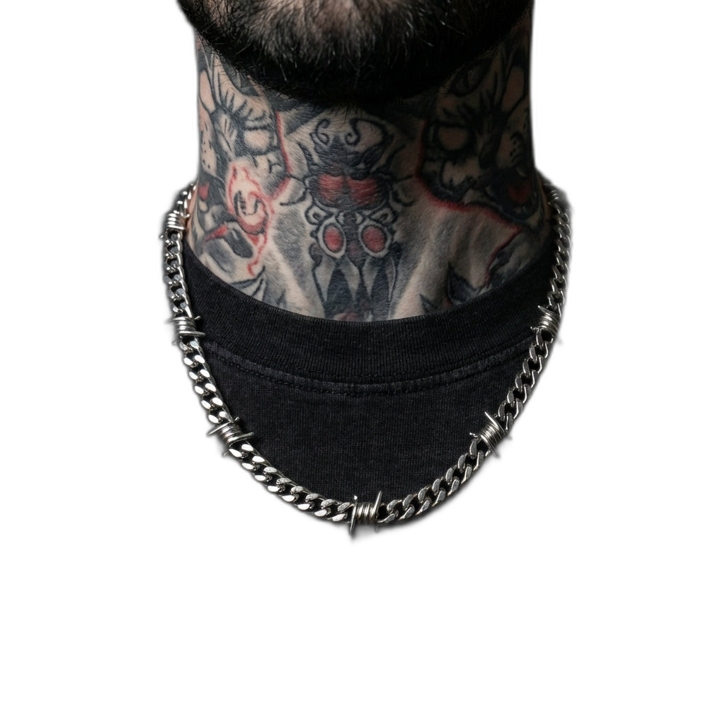 9mm Barb Wire Cuban Chain