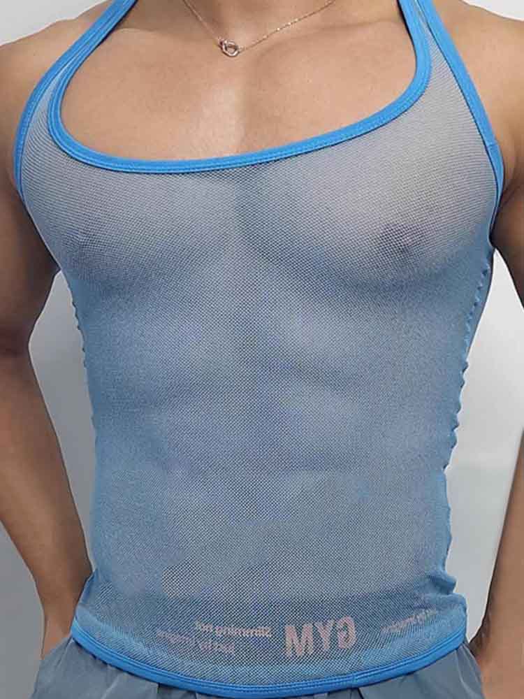 Men's Ice Silk Breathable Mesh Vest