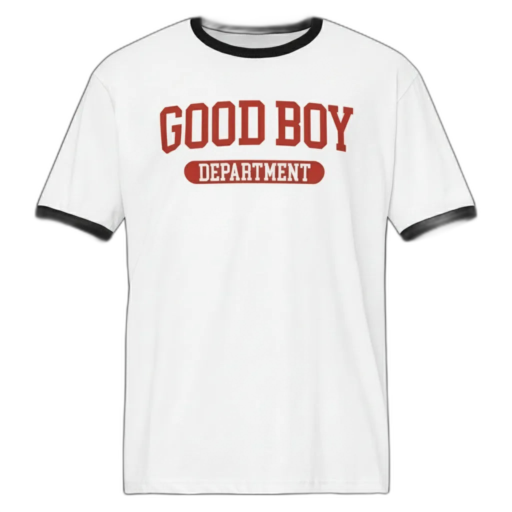 Good Boy Department Ringer T-Shirt