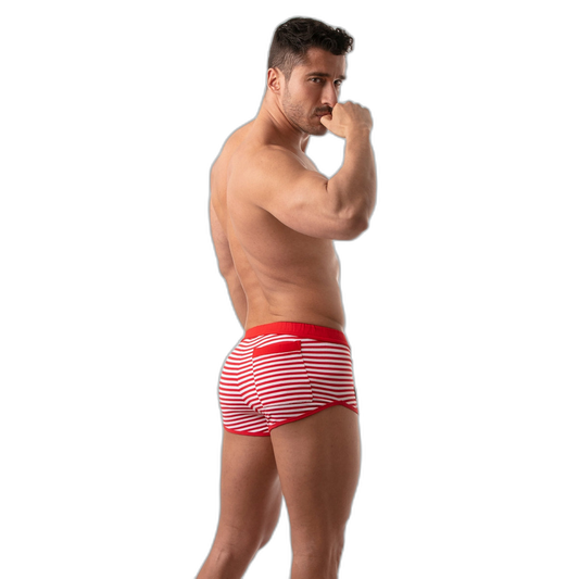 TOF Paris Sailor Stripe Shorts Red
