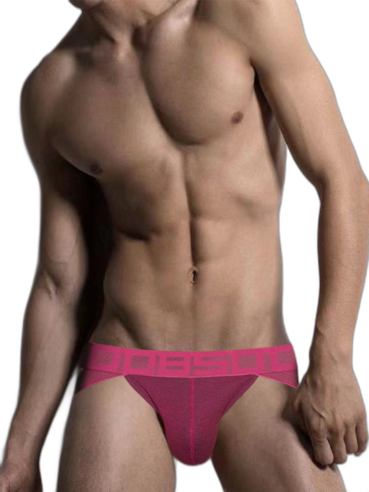 Men's Ribbed Jockstrap Underwear Athletic Supporters