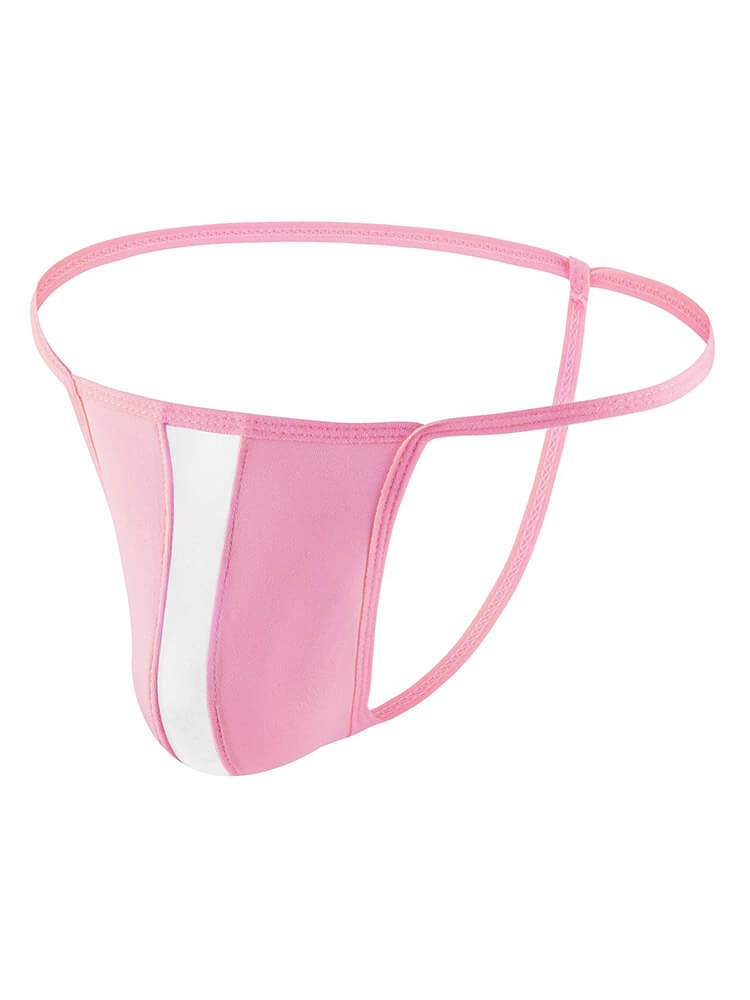 Men's Sexy Multi-Colored Hollow Thin Strap Thong