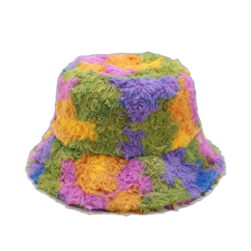 Fluffy Pattern Bucket Hat