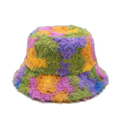 Fluffy Pattern Bucket Hat