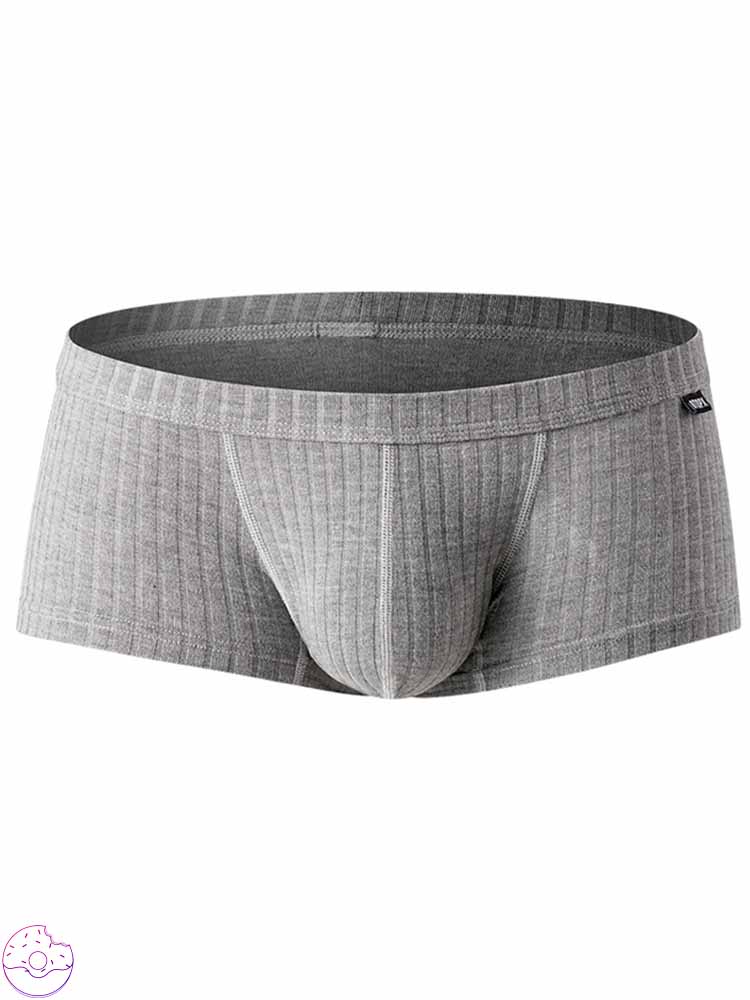 Men's Low Rise Threaded U-Convex Trunks