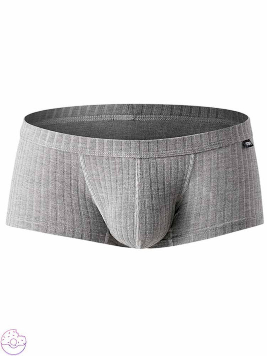 Men's Low Rise Threaded U-Convex Trunks