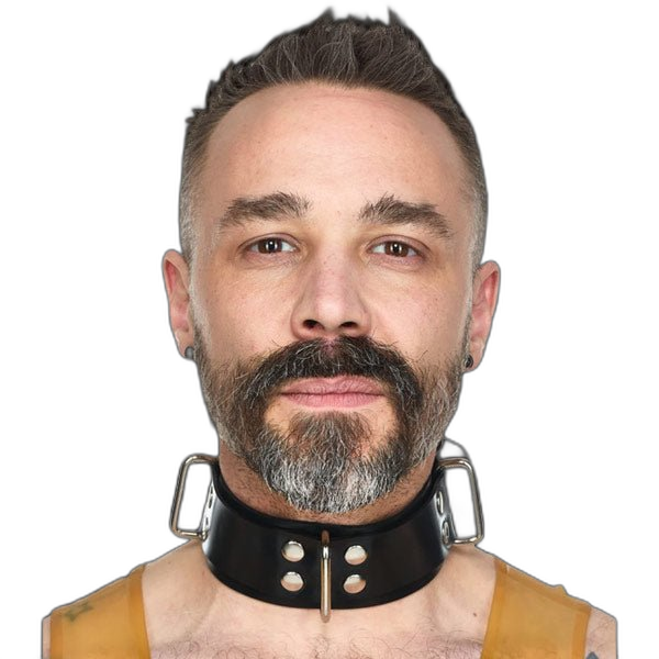 Vilain Garçon Heavy Rubber Dog Collar | Small