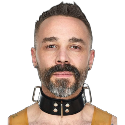 Vilain Garçon Heavy Rubber Dog Collar | Small