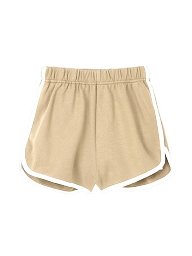 Sexy High Waist Striped Sports Shorts