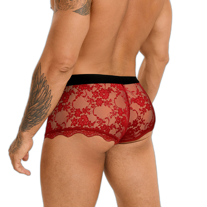 Lace Floral Boxer Briefs