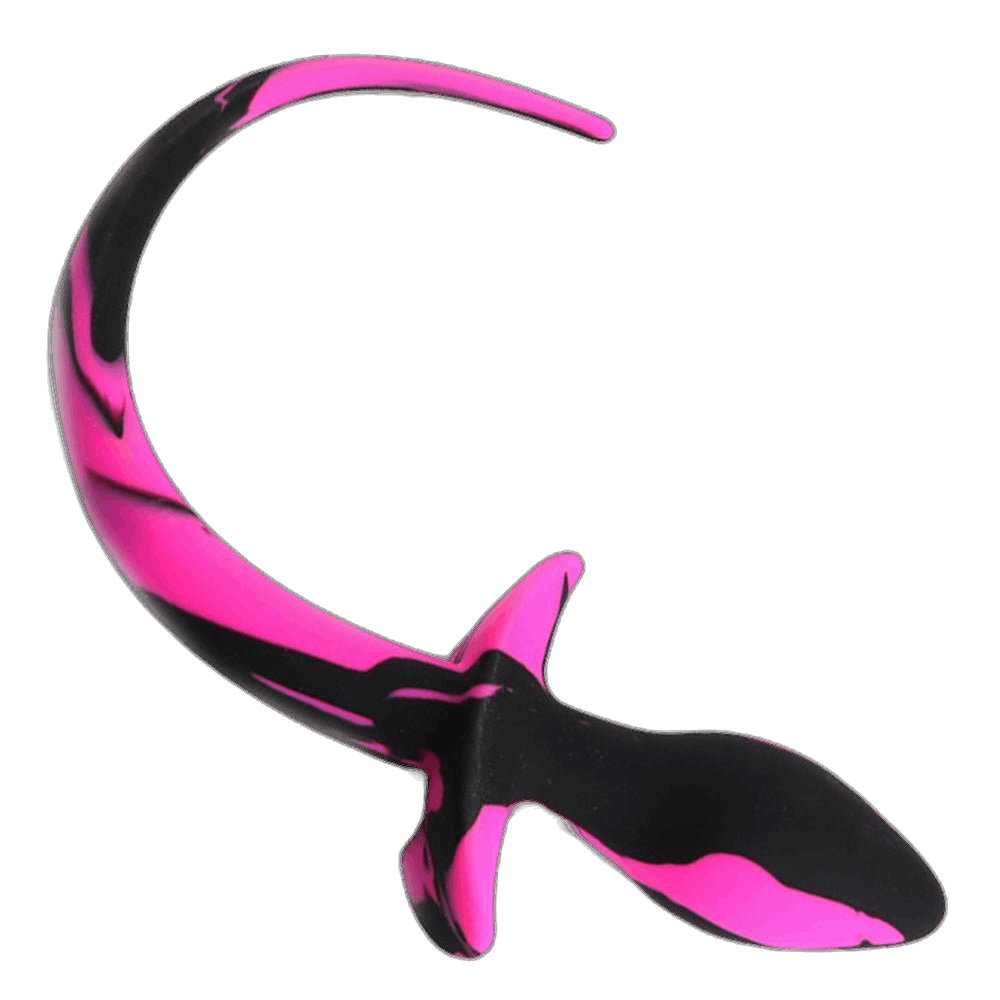 ruff GEAR Silicone Swirl Pup Tail Pink