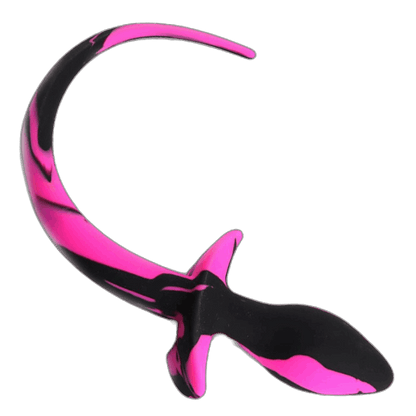 ruff GEAR Silicone Swirl Pup Tail Pink