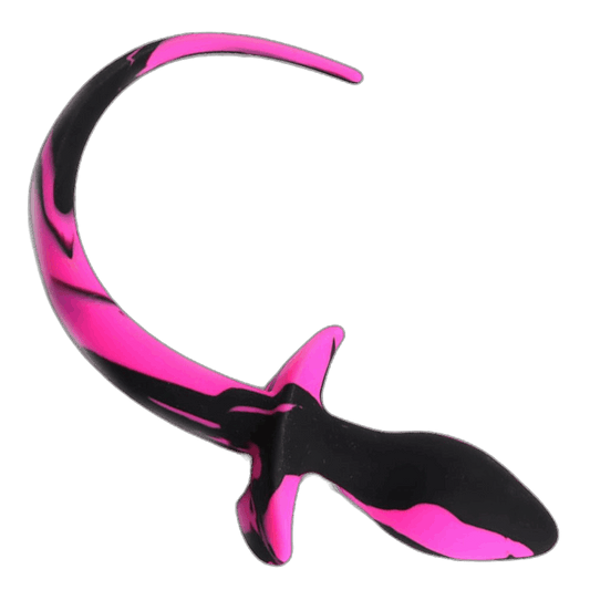 ruff GEAR Silicone Swirl Pup Tail Pink
