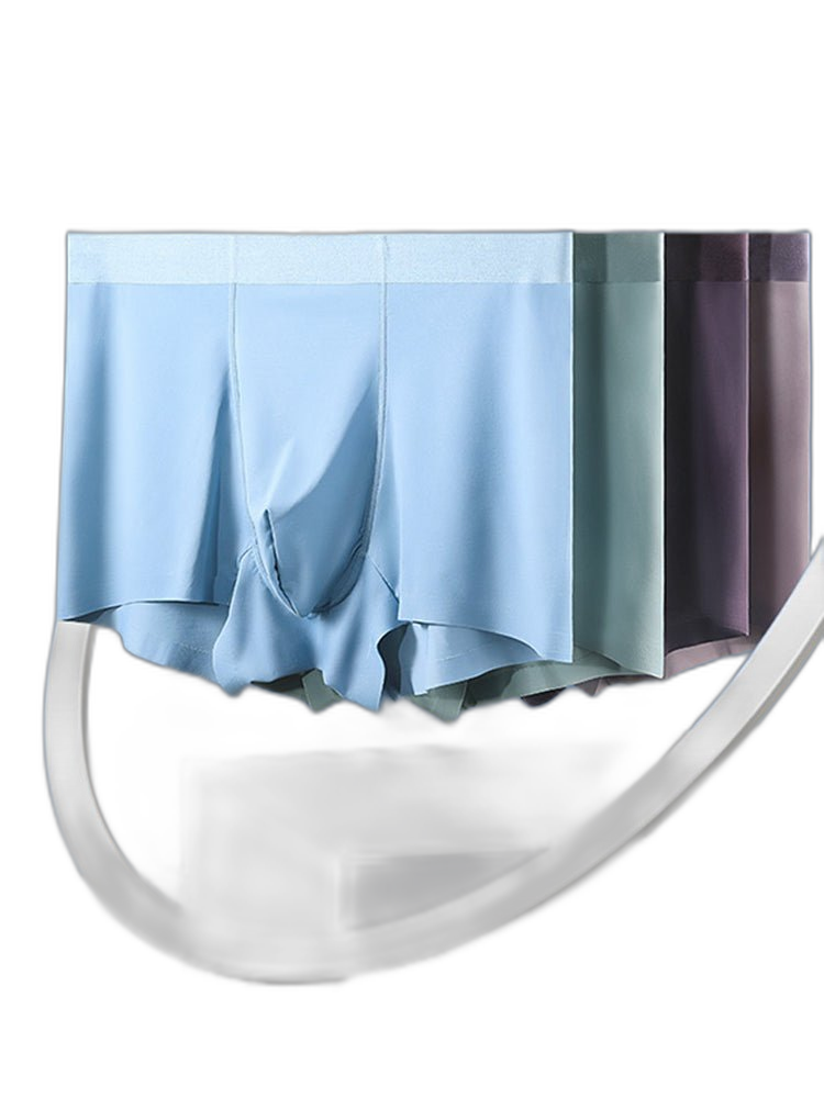 3 Pack Mesh Breathable Ice Silk Underwear