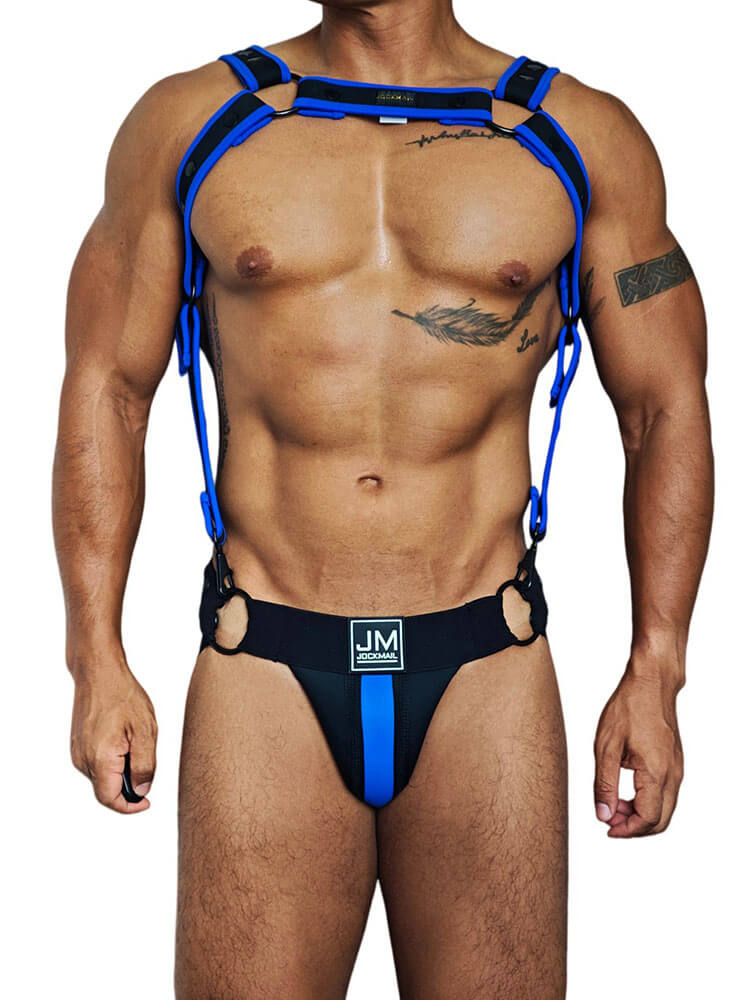 Men's Sexy Detachable Harness Jockstrap Set