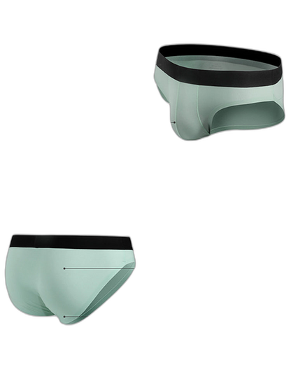 4 Pack Ice Silk Seamless Men's Briefs