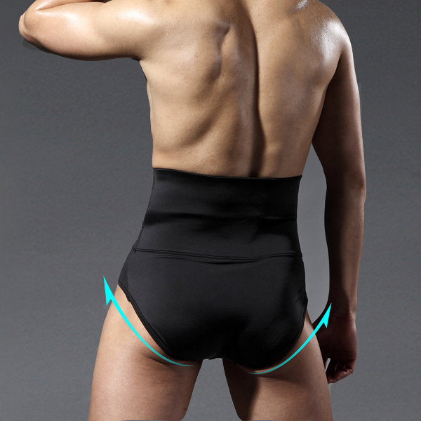 Men Slimming Shapewear High Waist Workout Underwear