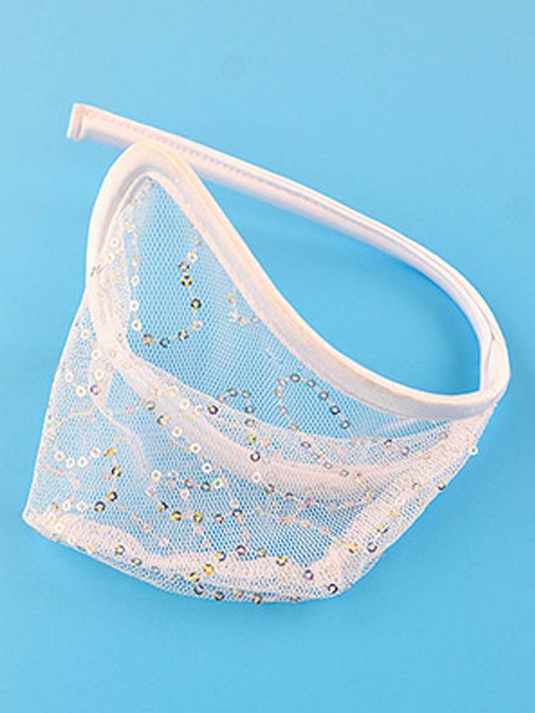 Men's Invisible Mesh Sheer C-String
